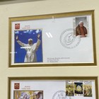 Framed Postage Stamp Collection  vatican City  Rome  Italy 2006 
