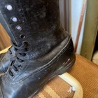 1800s Childs Smaller Victorian Boots Lace Up Up Leather Shabby Chic Decor