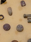  Civil War Bullets   Assorted Relics Eagle I Buttons Flat Buttons Waterloo Al