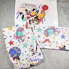 Gerber Looney Tunes Sports Crib Sheet Set Flat Fitted Vintage Usa Made Bugs Daff