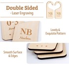 Hou  sm Wooden Baby Closet Size Dividers 7pack  Baby Clothes Organizers Home N   