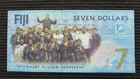 Fiji  7 Dollars 2017 P120 Rugby 7 s Unc Banknote - Prefix Au