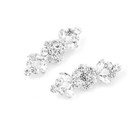 2pcs pair Shoes Clips Rhinestone Crystal Flower Buckle Bridal Wedding Decor P Le
