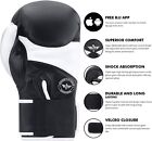 2021 Best Boxing   Kick Boxing Gloves For Men   Women White   Black 16 Oz W bag