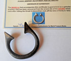 Shipwreck Treasure Slave  Manilla  Wreck Douro 1843 Brass Salvage Currency Ship