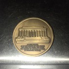 U s  Abraham Lincoln Commemorative Bronze Medal   39 Grams X 45mm   Excellent 