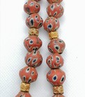 Unique  Antique African Glass  Beads Necklace  Rare Necklace