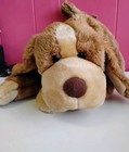  Animal Alley Darby Brown Puppy Dog 16  Stuffed Plush Laying  Toys R  Vintage