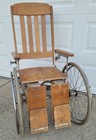 Vintage Antique Wooden Wheelchair By Colson Corp Hospital 