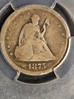 1875-s Twenty Cent Piece   Pcgs G06   Gold Shield   Mintage Of  1 155 000
