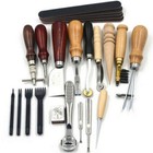 42 34 Leather Craft Tools Kit Stitching Sewing Beveler Punch Working Hand Tools