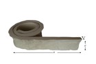 Rubber Molds For Concrete  Chiseled Edge Concrete Countertop Edge Form Liner    
