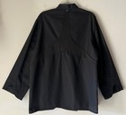 Red Kap Chef Coat Men s Long Sleeve Ten Button Mimix Size Large Black Nwot