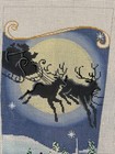 Night Before Christmas Handpainted Needlepoint Stocking  13 Mesh  11x20