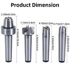 4 Pcs Mt2 Wood Lathe Live Center Set Drive Spur Cup Mt2 Arbor For Woodworking