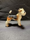 Vintage Goebel W  Germany - Wire Hair Fox Terrier 4 5    Tall Porcelain Figurine