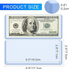 30 Pack Hard Plastic Clear Money Holder  6 8  X 2 9  waterproof Currency Sleeves