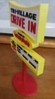 Tri-village Drive In Custom 3d Printed Miniature Sign  7  Tall  Hanover Park  Il