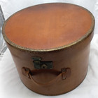 Bentwood Locking Hat Box Traveling Luggage Round