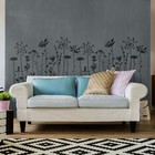 Reusable Plastic Stencil    Meadow Flower