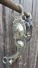 Western Silver Show Bit - 5 Inch Mouth - Low Port - Large Oval Concho Cheek