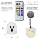 Ghost Flickering Flameless Candles With Remote And Timer  Battery Operated Co   