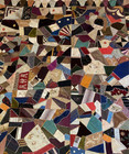 Amazing Antique 1910s Crazy Quilt Velvet Silk Embroidered Patchwork Provenance