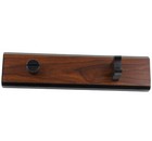Fixed Knife Display Stand Black Brown Wood 10 5  X 2 5  Fits 6-14  Knives