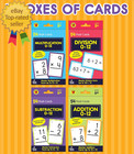 Carson Dellosa 4-pack Math Flash Cards For Kids Ages 4-8  211 Addition