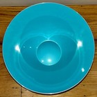 Vintage Emalox 11    Bowl   Six 6    Bowls Turquoise aqua With Labels Norway Mcm Set