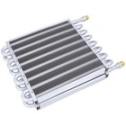 16 Pass Universal Transmission Oil Cooler Kit 1 2 Inch Tube And Fin Gray