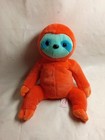 Ty Beanie Baby Molasses Orange Sloth Plush 8  Stuffed Animal Pre-owned