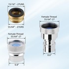 2 Pack Dishwasher Faucet Adapter  Faucet Adapter For Portable Washer For Kitchen