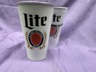 Miller Lite A Fine Pilsner Beer 22 Oz  Aluminum Cups   Set Of Two  2  - New