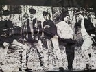 Polyester  new Kids On The Block  Banner Black And White Vintage Nostalgia 1980s