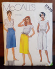Mccall s Sewing Pattern 2329 Misses Skirts 3 Variations Size 10 Vtg 80s Uncut