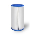 Big Blue Pleated Sediment Water Filter  Washable 5 Micron Cartridges 4 5 X 10