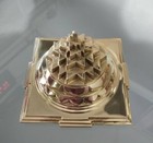 2  Beautiful Metal Meru Shree Yantra Hollow Wealth Prosperity Luck Success Gift