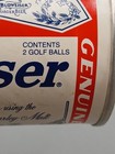Vintage Budweiser Can Golf Ball Set Of 2 Nos Never Opened