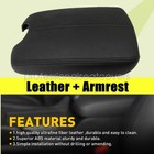 Replacement Center Console Armrest Lid Cover For 2008-2012 Honda Accord Black