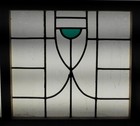 Abstract Lines Old English Leaded Stained Glass Window 21 1 4 x 19 1 4 