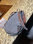 Orange And Black Under Armour Book Bag Backpack  Excellent Condition