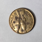 Adult World Nude Woman Heads Or Tails Flip Coin Token 25mm