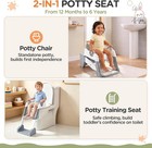 2-in-1 Toddler Potty Training Toilet Seat With Ladder potty Chair all-stage