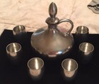 Vintage Royal Holland Pewter Cordial Set
