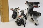 Donkey With 2 Foals Vintage 1960 s Figurines