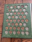 Vintage Lincoln Head Cents Whitman Book 140 Coins Incomplete 1909-1970 See Notes