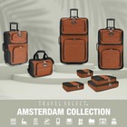 Amsterdam 4-piece Softside Expandable Rolling Luggage Set  Lightweight 2-whee   