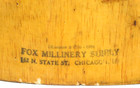 Antique Fox Millinery Supply Wood Block Hat Mold Form Chicago Il 22 796 Midwest