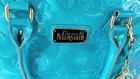 Vtg Loungefly The Little Mermaid Teal Bag Used Disney Rare W  Medallion 